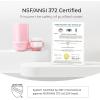 imageWaterdrop Sink Filter Water Faucet for Skin Care Bathroom Faucet Filter 320 Gallons NSF Certified Water Purifier 001m UltraFiltration System Reduces Chlorine LeadFree Material 1 Filter Pink