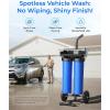 imageWaterdrop Spotless Car Wash System with Bypass Valve Deionized Water System Spot Free Works for All Vehicles RV Motorcycles Windows Boats Planes and More 20 Inches