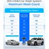imageWaterdrop Spotless Car Wash System with Bypass Valve Deionized Water System Spot Free Works for All Vehicles RV Motorcycles Windows Boats Planes and More 20 Inches