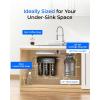imageWaterdrop TSA 8 Layer Under Sink Water Filter System Under Sink Water Filtration System Reduces PFAS PFOAPFOS Fluoride Chlorine Bad Taste ampamp Odor NSFANSI 42 Certified Element USA TechNo Extra FaucetChlorine and Fluoride Reduction