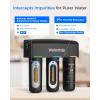 imageWaterdrop TSBALK 8 Layer Slightly Alkaline Under Sink Water Filter System Reduces PFAS PFOAPFOS Fluoride Chlorine Bad Taste ampamp Odor with Dedicated Faucet Under Sink Water Filtration SystemPitch Black001 m Ultra Filtration