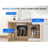imageWaterdrop TSBALK 8 Layer Slightly Alkaline Under Sink Water Filter System Reduces PFAS PFOAPFOS Fluoride Chlorine Bad Taste ampamp Odor with Dedicated Faucet Under Sink Water Filtration SystemPitch Black001 m Ultra Filtration