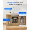 imageWaterdrop TSBPF Under Sink Water Filter   Chlorine Chloramine Fluoride PFAS TasteampampOdor 9 Layer Under Sink Water Filtration Systemwith A Separate FaucetBlack