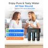 imageWaterdrop TSBPF Under Sink Water Filter   Chlorine Chloramine Fluoride PFAS TasteampampOdor 9 Layer Under Sink Water Filtration Systemwith A Separate FaucetBlack