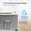 imageWaterdrop TSTUF 001m UltraFiltration Under Sink Water Filter System Stainless Steel Water Filter for Sink 5X Service Life Under Sink Water Filtration System Removes 99 of ContaminantsIncludes new dedicated faucet