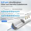 imageWaterdrop TSTUF 001m UltraFiltration Under Sink Water Filter System Stainless Steel Water Filter for Sink 5X Service Life Under Sink Water Filtration System Removes 99 of ContaminantsIncludes new dedicated faucet