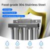 imageWaterdrop TSTUF 001m UltraFiltration Under Sink Water Filter System Stainless Steel Water Filter for Sink 5X Service Life Under Sink Water Filtration System Removes 99 of ContaminantsIncludes new dedicated faucet