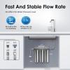imageWaterdrop TSTUF 001m UltraFiltration Under Sink Water Filter System Stainless Steel Water Filter for Sink 5X Service Life Under Sink Water Filtration System Removes 99 of ContaminantsDirect Connect to Main Tap
