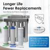 imageWaterdrop TSTUF 001m UltraFiltration Under Sink Water Filter System Stainless Steel Water Filter for Sink 5X Service Life Under Sink Water Filtration System Removes 99 of ContaminantsDirect Connect to Main Tap