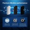 imageWaterdrop Undersink Replacement Water Filter Compo Pack 2PPCTCS