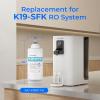 imageWaterdrop WDK19RFFK Filter Replacement for WDK19SFK Countertop Reverse Osmosis System 12month Lifetime