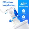 imageWaterdrop WDXT Small Water Pressure Tank RO Pressure Tank for All WDXseries Reverse Osmosis System to Connect the Refrigerator Mini RO Water Tank Fits quot Water Tubing WDX8X12X16 BPA Free