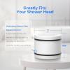 imageWaterdrop WHR140 Shower Filter Replacement for Culligan WHR140 WSHC125 ISH100 HSHC135 Shower Head Water Filter with Advanced KDF Filtration Material Pack of 3