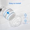 imageWaterdrop WHR140 Shower Filter Replacement for Culligan WHR140 WSHC125 ISH100 HSHC135 Shower Head Water Filter with Advanced KDF Filtration Material Pack of 3