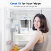 imageWaterdrop Water Filter Pitcher 200Gallon LongLife Countertop NSF Certified Water Purifier Replaces 6400 Plastic Water Bottles a Year Reduces Chlorine PFOAPFOS 7Cup BlackBlack