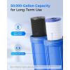 imageWaterdrop Whole House Water Filter Carbon Filter Reduce Iron ampamp Manganese Filter Cartridge Replacement for GE GXWH40L FXHTC Ispring Culligan RFCBBSA Whirlpool Any 10quot x 45quot System 5 MicronCTO Carbon Sediment Filter