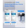 imageWaterdrop Whole House Water Filter Carbon Filter Reduce Iron ampamp Manganese Filter Cartridge Replacement for GE GXWH40L FXHTC Ispring Culligan RFCBBSA Whirlpool Any 10quot x 45quot System 5 MicronReduce Lead  Sediment Filter