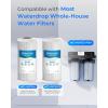 imageWaterdrop Whole House Water Filter Carbon Filter Reduce Iron ampamp Manganese Filter Cartridge Replacement for GE GXWH40L FXHTC Ispring Culligan RFCBBSA Whirlpool Any 10quot x 45quot System 5 MicronReduce Heavy Metal Filter