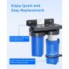 imageWaterdrop Whole House Water Filter Carbon Filter Reduce Iron ampamp Manganese Filter Cartridge Replacement for GE GXWH40L FXHTC Ispring Culligan RFCBBSA Whirlpool Any 10quot x 45quot System 5 MicronReduce Lead  Sediment Filter