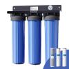 imageWaterdrop 3Stage Whole House Water Filter SystemReduce IronampampManganesewith Carbon ampampSediment Filters7Stage FiltrationReduce LeadChlorineOdor5 Micron WHF3TFG1quot InletOutlet