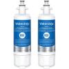 imageWaterdrop 469690 ADQ36006101 Refrigerator Water Filter Replacement for LG LT700P ADQ36006102 Kenmore 9690 LFXS30766S LFXS24623S FML3 RFC1200A RWF1200A WSL3 Pack of 2 Package May Vary