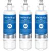 imageWaterdrop ADQ36006101 Replacement for LG LT700P Refrigerator Water Filter Kenmore 9690 469690 ADQ36006102 LFXS30766S RFC1200A FML3 and LT120F Fresh Air Filter 3 Combo3 Count Pack of 1