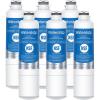 imageWaterdrop DA2900020B Refrigerator Water Filter Replacement for Samsung HAFCINEXP DA2900020AB DA2900020B1 RF263BEAESR RF28HMEDBSR RF263TEAESG RF4287HARS 3 Filters Package May Vary6 Count Pack of 1