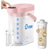 imageWaterdrop FreshTaste Instant Water Filter Pitcher Rechargeable Powerful Dispenser Reduce Chlorine Lead Copper Purify Soften Water 17Cup White Does not Lower TDSBlush pink