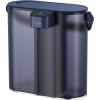 imageWaterdrop FreshTaste Instant Water Filter Pitcher Rechargeable Powerful Dispenser Reduce Chlorine Lead Copper Purify Soften Water 17Cup White Does not Lower TDSMidnight Blue