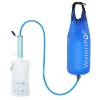 imageWaterdrop Gravity Water Filter Straw Camping Water Filtration System Water Purifier Survival for Travel Backpacking and Emergency Preparedness 15 gal Bag 01 Micron Light BlueGravity Water Filter Straw