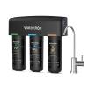 imageWaterdrop TSBALK 8 Layer Slightly Alkaline Under Sink Water Filter System Reduces PFAS PFOAPFOS Fluoride Chlorine Bad Taste ampamp Odor with Dedicated Faucet Under Sink Water Filtration SystemPitch Black001 m Ultra Filtration