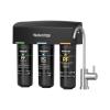 imageWaterdrop TSBPF Under Sink Water Filter   Chlorine Chloramine Fluoride PFAS TasteampampOdor 9 Layer Under Sink Water Filtration Systemwith A Separate FaucetBlack