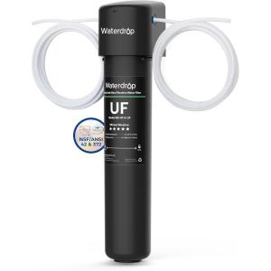 imageWaterdrop 001m Inline Water Filter System for Refrigerator Ice Maker Under Sink 14 inch Direct Connect NSFANSI 42 Certified 19K Gallons 15UCUFPremium