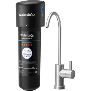 imageWaterdrop 10UB Under Sink Water Filter Reduces PFAS PFOAPFOS Lead Chlorine Bad Taste NSFANSI 42 Certified 11K Gallons Easy InstallationBlack