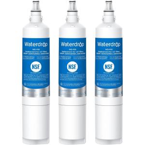 imageWaterdrop 5231JA2006A Replacement for LG LT600P Refrigerator Water Filter fml2 KENMORECLEAR 469990 KENMORE 9990 5231JA2006B RWF1000A LFX25960ST LSC27931ST 3 Filters3 Count Pack of 1