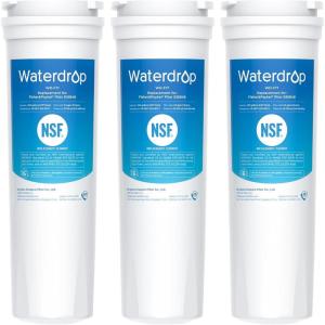 imageWaterdrop 836848 Replacement for Fisher ampamp Paykel 836860 862285 862284 E402 E442B E522B RO185014 RO185011 Refrigerator Water Filter Pack of 3