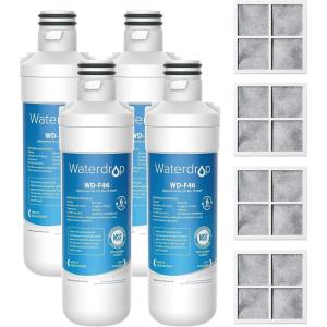 imageWaterdrop ADQ747935 LT1000PC Replacement for LG LT1000PPCPCS ThinQ Refrigerator Water Filter LFXS26973S LMXS28626S LMWS27626S LFXS28596S ADQ74793501 and LT120F 3 Combo4