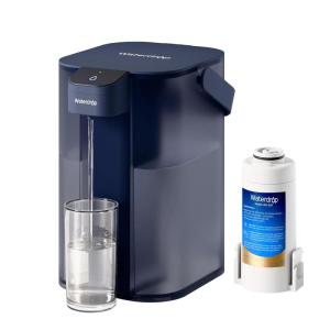 imageWaterdrop Alkaline Electric Water Filter Pitcher Rechargeable Water Dispenser Instant 200Gallon 15Cup Countertop System NSFANSI 42 Reduce PFOAPFOS Chlorine Lead Blue with 1 FilterMidnight Blue