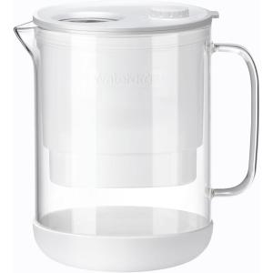 imageWaterdrop Glass Water Filter Pitcher with 1 Filter EcoFriendly with NSF 53ampamp42ampamp372 Certified Filter 7Cup Reduces PFOAPFOS Chlorine Cadmium Copper Mercury BPA Free Easy to Clean WhiteWhite