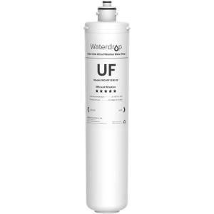 imageWaterdrop RF15UF 001 Micron Replacement Filter Cartridge for 15UA15UAUF15UB15UBUF15UC15UCUF Under Sink Water Filter Reduces Lead Chlorine Bad Taste ampamp Odor 19K Gallons High CapacityWhite
