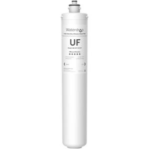 imageWaterdrop RF17WUF 001 Micron Water Filter Reduces Lead Chlorine Bad Taste ampamp Odor 24K Gallons High Capacity Replacement for Waterdrop Under Sink Water Filtration system WhiteWhite