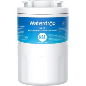 imageWaterdrop WF401 Replacement for Amana Clean N Clear WF401 WF401S WF401P WSA1 WF292 12527304 Kenmore 469014 469014 Refrigerator Water Filter