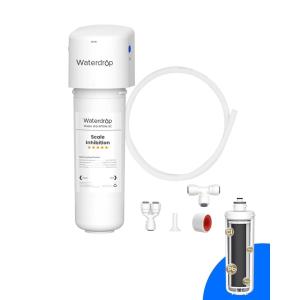 imageWaterdrop Water Filter for Bathroom for Face Care Reduces Chlorine Scale in Water Reduces Skin Redness and Irritation 4Stage Filtration WDBFU2 for Cold Water Supply OnlyWhiteAnti Scaling