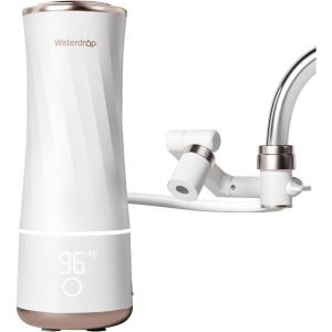 imageWaterdrop Water Filter for Sink Faucet 4000 Gallons Countertop Water Filter System and Filter Life Reminder Reduces Heavy Metals Bad Odor and 99 Chlorine WDCTF05 1 FilterSkincare Face Washer