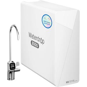 imageWaterdrop X8Basic Reverse Osmosis System NSFANSI 42ampamp58ampamp372 Certified 800 GPD Tankless RO Water Filter 9Stage Filtration Undersink RO Filtration System 21 Pure to Drain Reduce PFAS BPA FreePure White