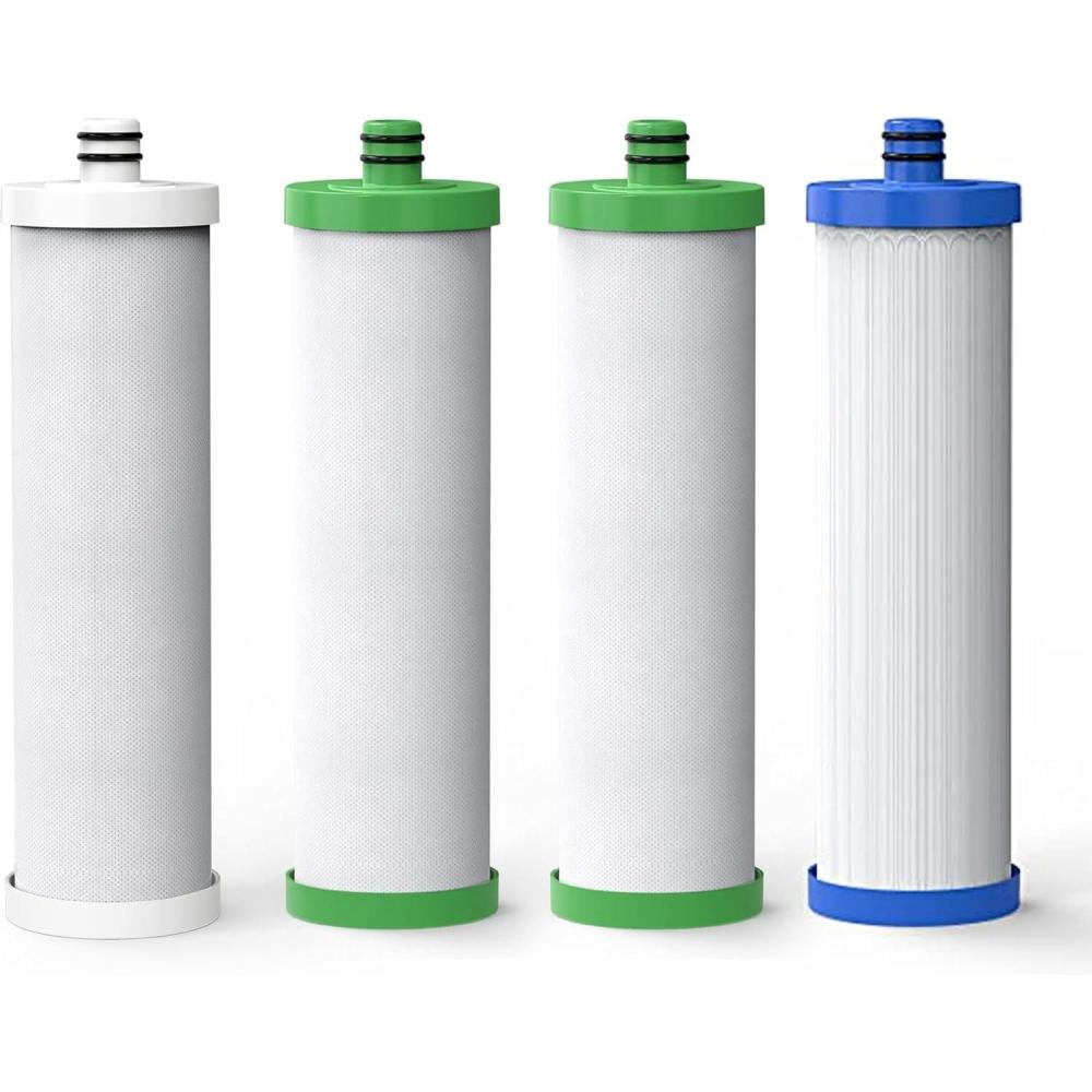 imageWaterdrop Under Sink Water Filter Replacement for TSTUF 2 PP  1 Ultra Filtration  1 Carbon Water Filter