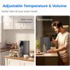 image Instant Hot  Waterdrop C1G Countertop Reverse Osmosis System NSFANSI 58ampamp372 Certified 6 Stage Hot RO Water Filter No Installation Required 31 Pure to Drain Glass Bottle IncludedGray