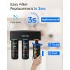 imageWaterdrop 10CTPF Filter Replacement Replacement for Waterdrop TSBPF Under Sink Water Filter Under Sink Water Filtration System 1 Pack