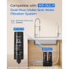 imageWaterdrop FDLP2 Replacement Water Filter Replacement for Waterdrop DLGP Under Sink Water Filter Under Sink Water Filtration System