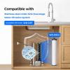 imageWaterdrop WDDSC2 Under Sink Water Filter Replacement for Waterdrop DST Stainless Steel Under Sink Water Filtration System Replacement Water Filters Reduce Chlorine 12 Months Long Life